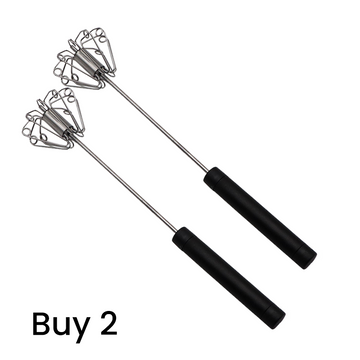 🍳🔥 2 kaufen, 1 gratis! Rostfreier Handquirl mit rutschfestem Griff