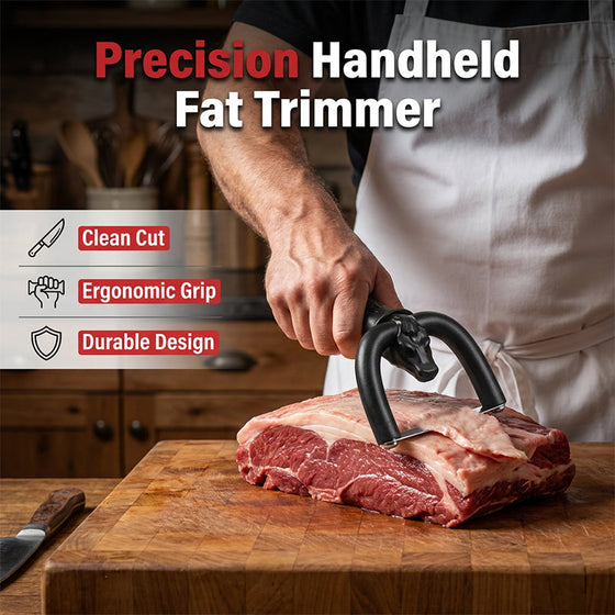 Handlicher Fettabschneider für Rind- und Schweinefleisch