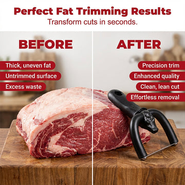 Handlicher Fettabschneider für Rind- und Schweinefleisch